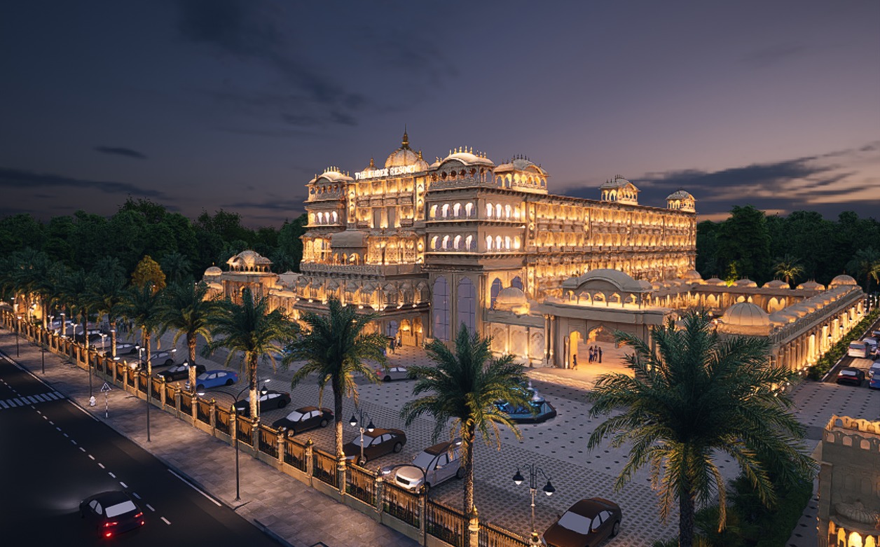 Welcoming lobby area and guest reception at The Kuber Resort, Agra